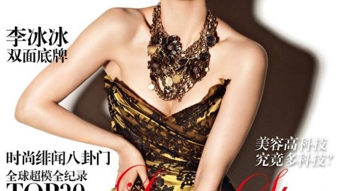 李冰冰时装封面尽显御姐风范