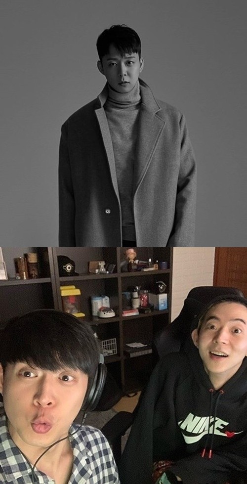 朴有天2026年5月Instagram居酒屋近照，金色卷发、身形消瘦