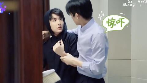 宋威龙谭松韵张新成《以家人之名》剧组合影，三人互动花絮照